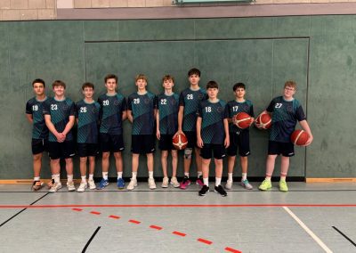 Mannschaftsfoto des U16-Basketballteams