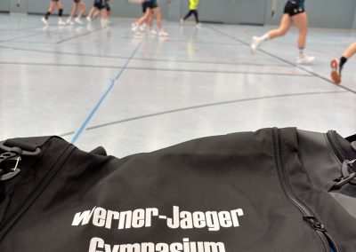 Sporttasche mit Aufschrift des WJG