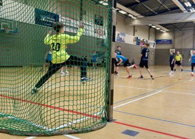 Spielszene aus dem Handballturnier der U16-Junioren