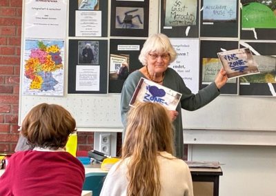 Irmela Mensah-Schramm während ihres Vortrags