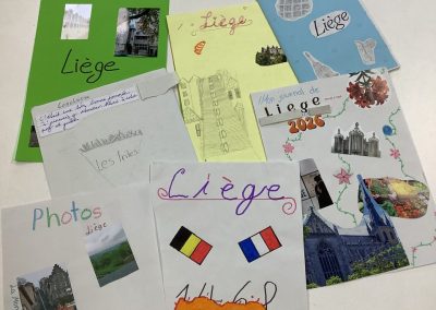 Schülerleistungen zum Lüttich-Ausflug